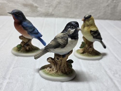 Vtg lefton bird figurines - vtg, hand