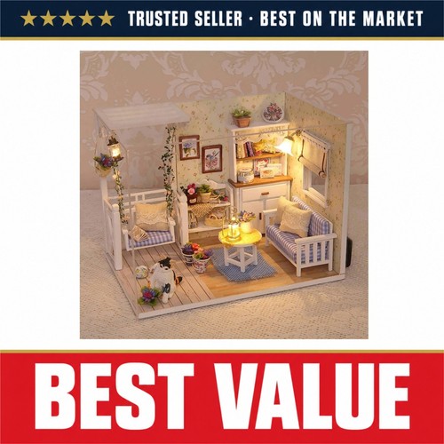 Diy miniature dollhouse kit - miniature,