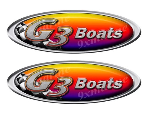 Two boats racing - g3, vinyl