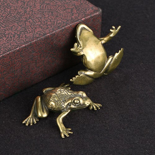 2pcs solid brass frog copper - 2pcs,