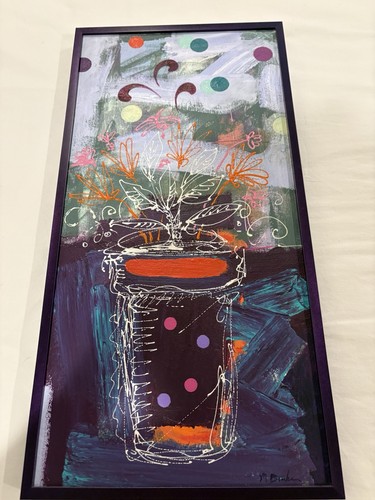 Burke oil canvas 24x12 - burke,