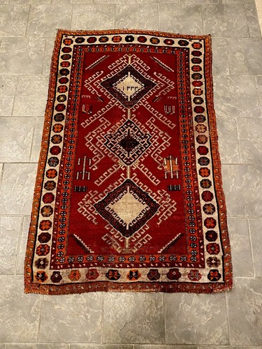 Dated 4x6 antique tribal - dated,