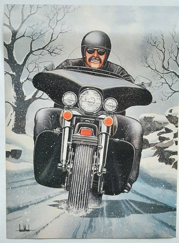 Vintage david mann motorcycle - david,