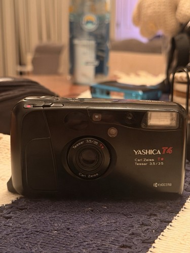 Yashica black 35mm point - t4, &
