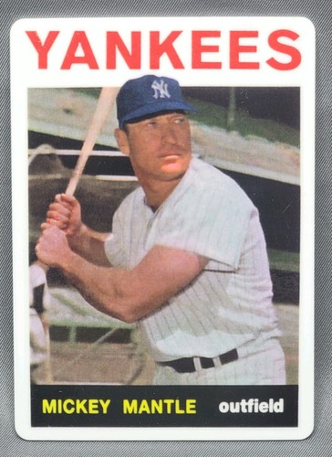 Mickey mantle 1964 topps card - 1964,