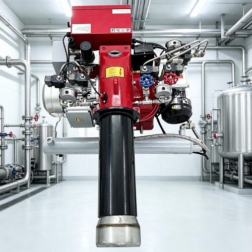 Waste oil burner dual - waste, stage