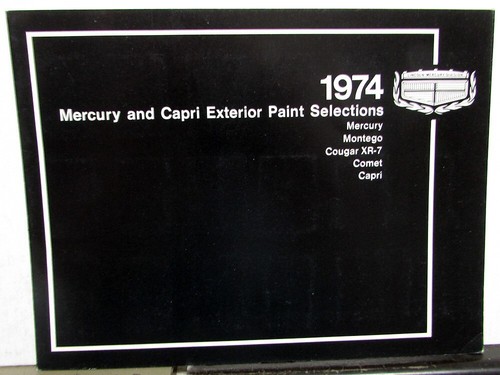 1974 mercury capri dealer - &,