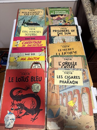 Lot tintin vintage - lot, 10
