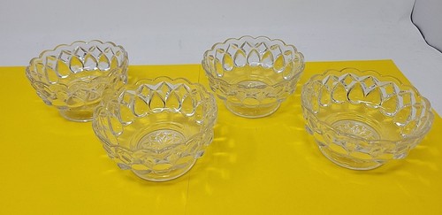 Vintage set clear glass - set, of