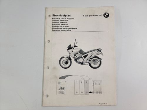Bmw f650 motorcycle - motorcycle, electrical