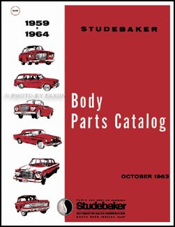 Studebaker body parts - body, book