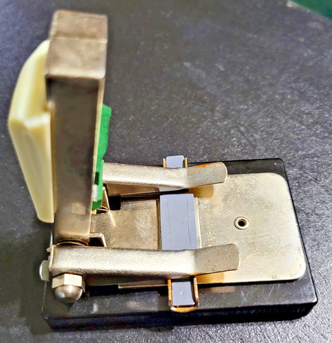 Vintage film splicer 8mm cut - film,