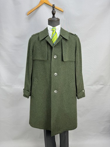 Vintage men loden coat - vintage,