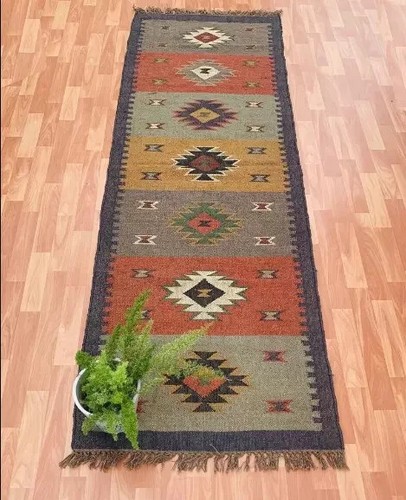Hallway runner ethnic kilim - hallway,