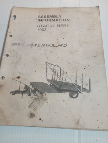 New holland operator - new, manual