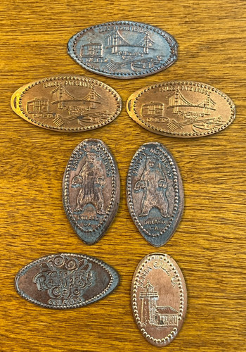 Vintage elongated pennies - ,