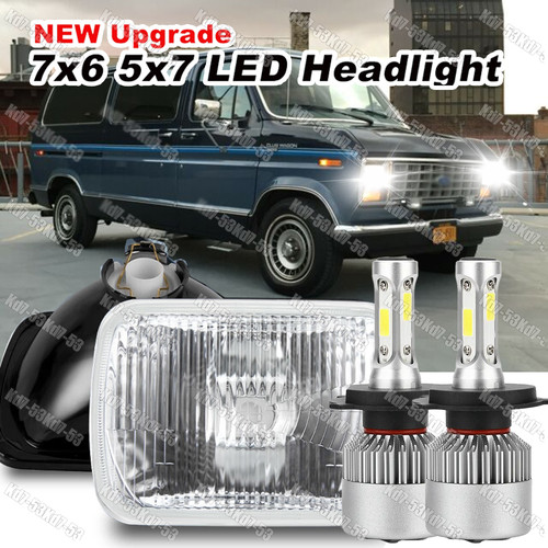 Pair 5x7 7x6 led - 5x7, headlights