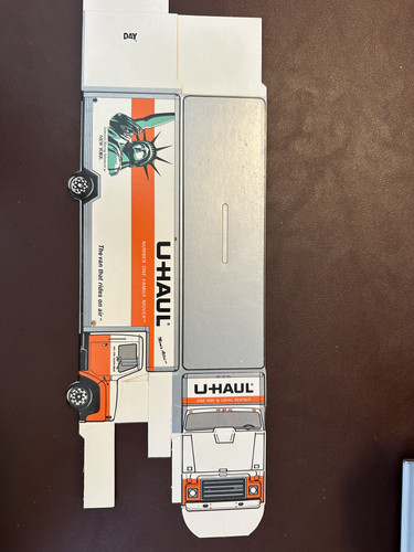 Haul classic cardboard truck - u-haul,