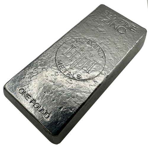 Zinc bullion bar 99 - 1,