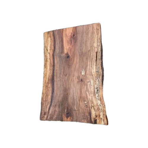 Pecan wood slab spalted - wood, live