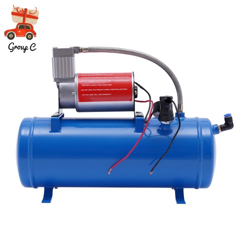 Air horn compressor - horn, tank