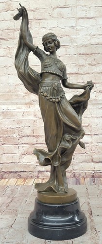Large bronze dancing lady - large,