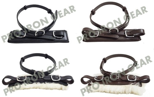 Horse hackamore leather cheeks - horse, leather,cheeks