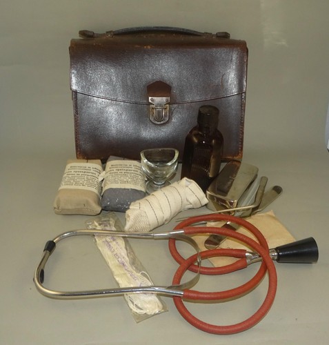 Old small first aid doctor - first, doctor's