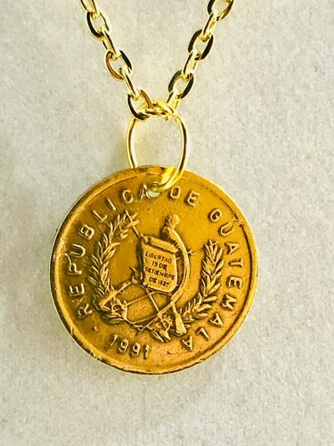 Guatemala coin necklace - guatemala, –