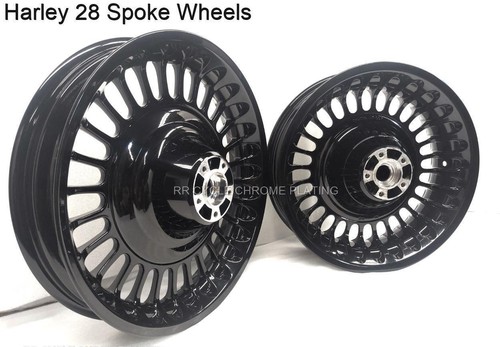 Harley black gloss spoke - gloss,