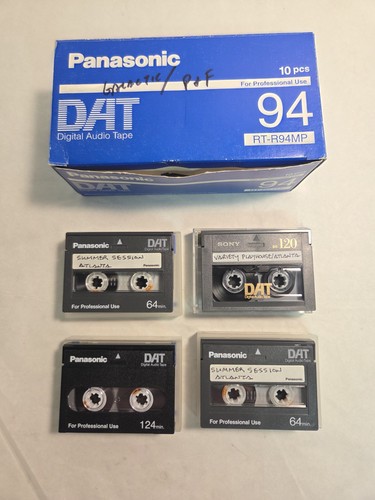 Dat tapes lot 4pc - tapes,