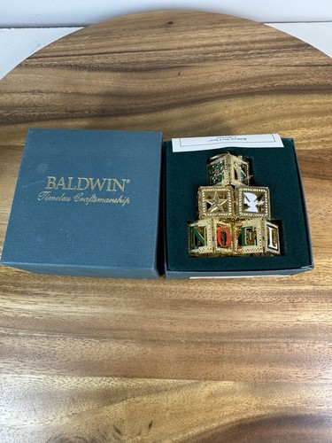 Baldwin brass noel blocks - noel,