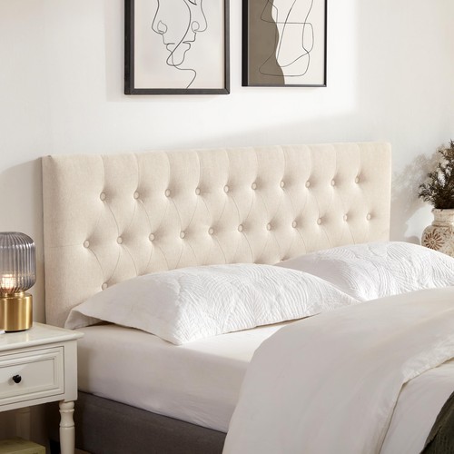 Tufted upholstered headboard - tufted,