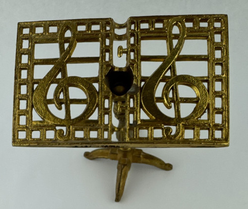Vintage small mini brass music - vintage,
