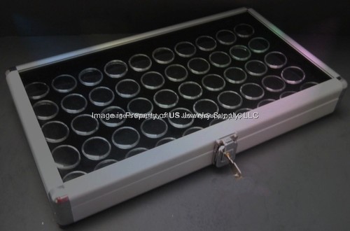 Aluminum display case box - 1, 50