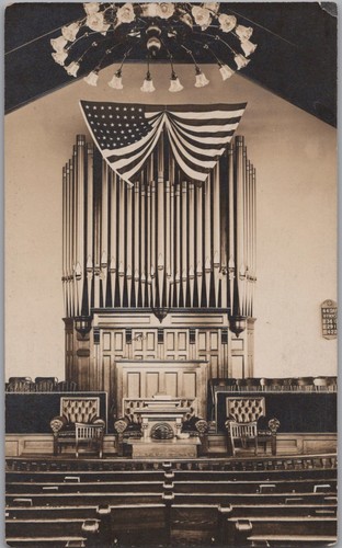 1910s rppc pipe organ church - 1910s,