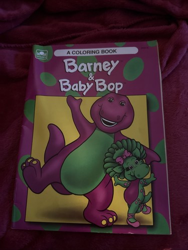 Barney and baby bop coloring - baby,