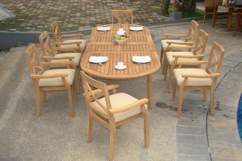 Piece outdoor teak dining - outdoor,