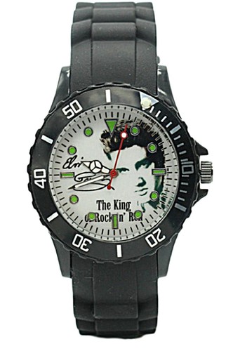 Elvis the king rock black - elvis,