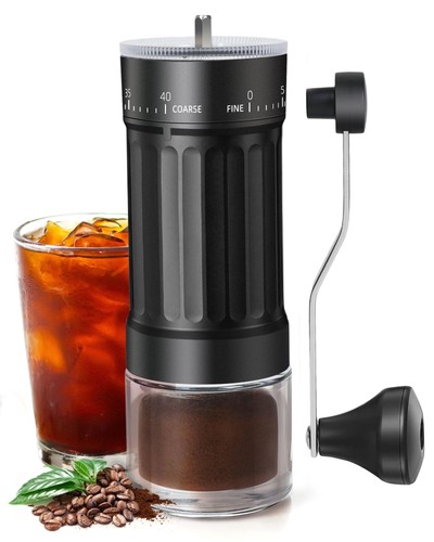 Sleek black manual coffee - sleek,