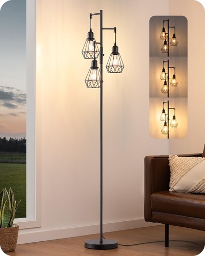 70in farmhouse floor - floor, lamps