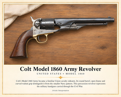 Colt model 1860 - model, revolver