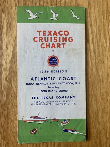Texaco map cruising chart - map,