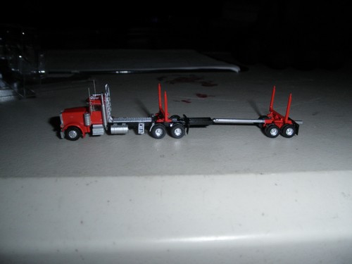 Peterbilt 379 log truck - , red