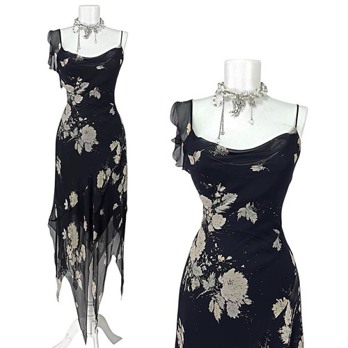 Vintage black silk - vintage,