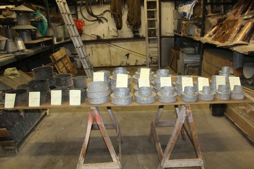 Galvanized metal chimney flue - metal,