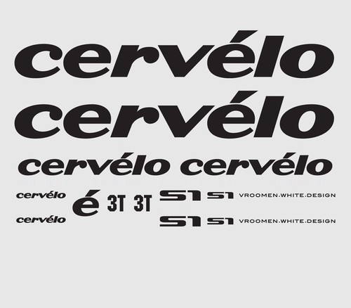 Cervelo bicycle decals - cervelo, s1