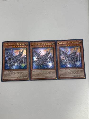 Yugioh blue eyes jet - 3x,