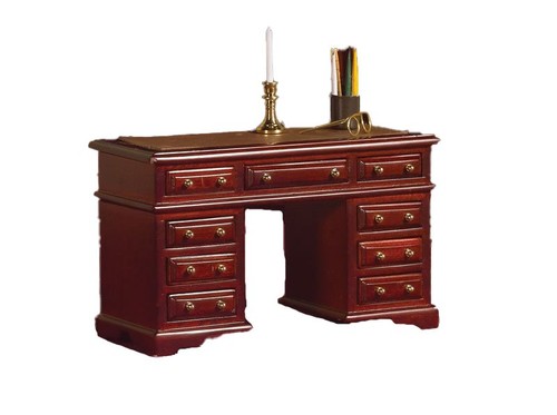 Dolls house mahogany double - dolls,