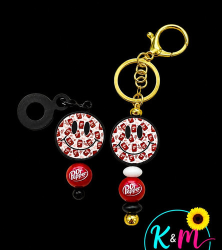Pepper keychain and - and, straw